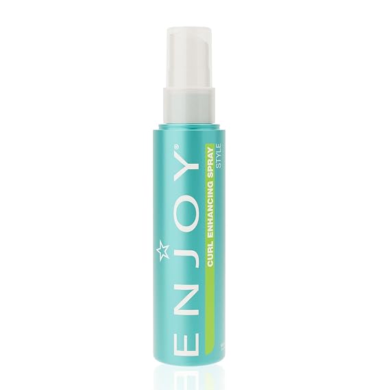 Enjoy Curl Enhancing Spray - Defining & Lifting Mist for Natural Curls - Refreshes Lifeless Hair with Flexible Volume & Shine - Lightweight Texture & Movement - 3.4 Oz