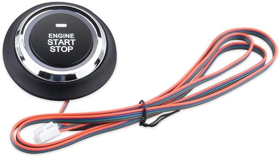 EASYGUARD P2 Replacement Push Start Stop Button for ec002 or es002 or ec110 Series (P2 Style, Blue,red)