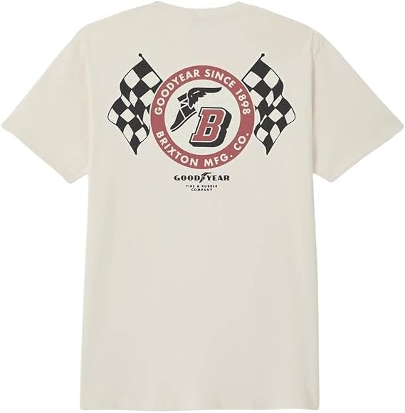 Brixton x Goodyear Speedway Sleeve Mens Tee