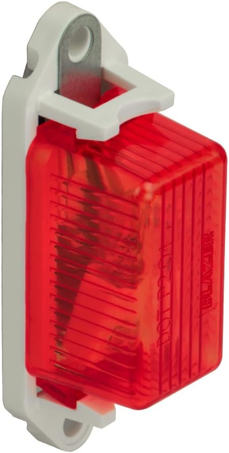 Blazer International B486R Mini Rectangular Side Clearance Marker Light, Red