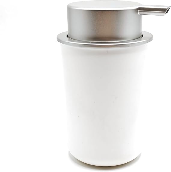 Vintage Soap Dispenser Foaming Soap Dispenser Refillable Foaming Hand soap Dispenser Bathroom Kitchen Countertop (White)