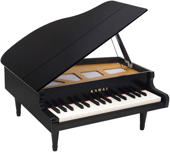 Kawai Musical Instruments Manufacturing KAWAI Grand Piano Black 1141 Body Size: 16.7 x 17.7 x 8.1 inches 425 x 450 x 205 mm with legs, lid closed