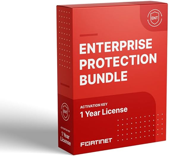 Fortinet FortiGuard Enterprise Protection for FortiGate-40F | 1 Year License | Comprehensive AI-Powered Security and SD-WAN Services for Complete Business Network Defense (FC-10-0040F-809-02-12)