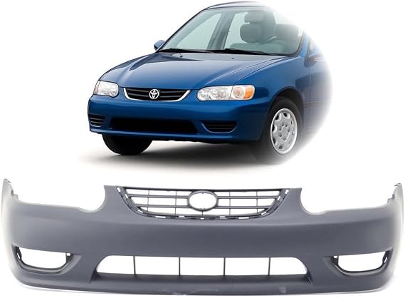 HonorBuilt Compatible with Toyota Corolla 20012002 Front Bumper Cover