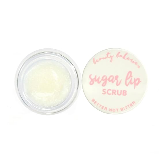 Beauty Bakerie Sugar Lip Scrub Exfoliator & Moisturizer, Peppermint, Lip
