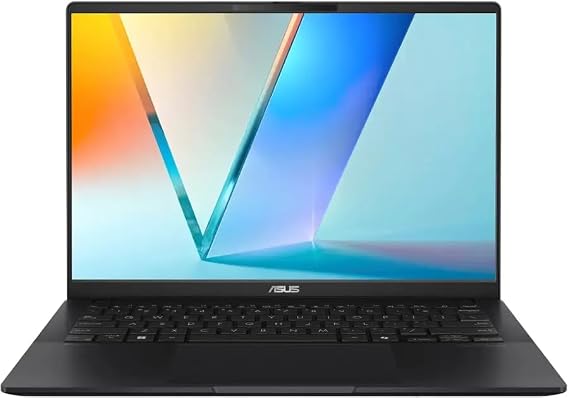 ASUS Vivobook S 14 Personal Laptop, 2025, 14" 1920x1200 OLED, Intel-8 Core Ultra 5 226V, 16GB LPDDR5, 4TB SSD, Win11 Home, Backlit KB, Wi-Fi, BT 5.4, Thunderbolt 4, 1080p IR Camera, Neutral Black