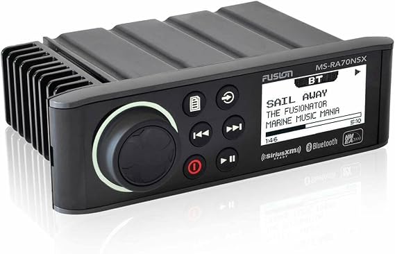 Fusion MS-RA70NSX NMEA 2000 SiriusXM-Ready Marine Entertainment System