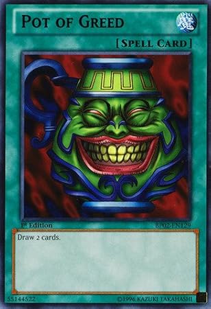 YU-GI-OH! - Pot of Greed (BP02-EN129) - Battle Pack 2: War of The Giants - 1st Edition - Rare