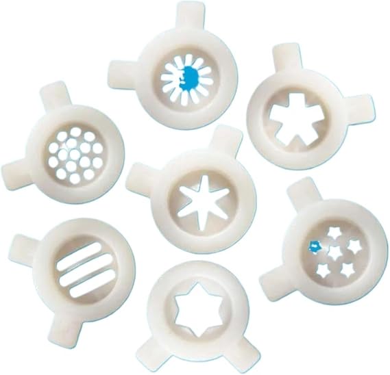Inner Diameter 37mm/Outer Diameter 41mm Ice Cream Machine Cone Machine Flower Mouth Magic Head Modeling Cap