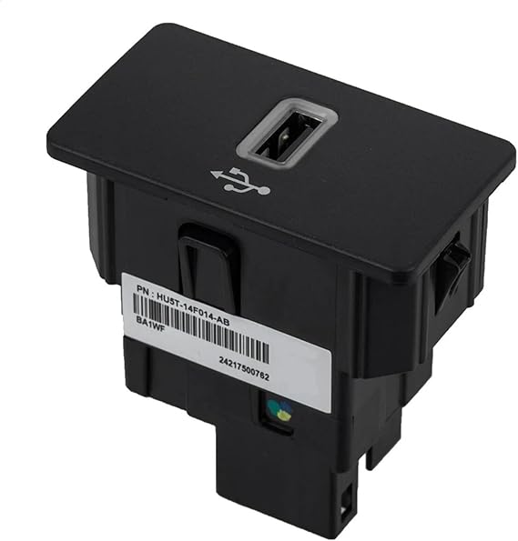 Car USB Interface Module Sync 3 Single Port HU5Z-19A387-A, Compatible with Ford Apple CARPLAY Mustang Focus