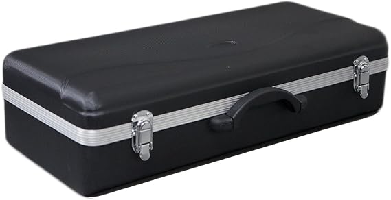 Lightweight ABS Case for Modern Standard Alto Saxophone, Black