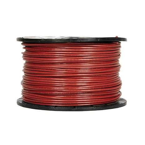 Paladin #14 AWG Gauge 500' FT Roll Insulated Solid Copper THHN/THWN-2 Building Wire - 600 Volts Residential, Commercial, Industrial UL Listed (Red)