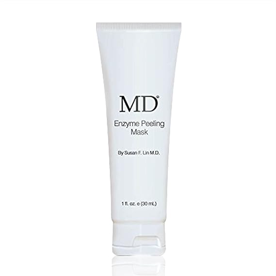 MD Enzyme Peeling Mask, Papaya & Pineapple Exfoliating Gel, 30mL