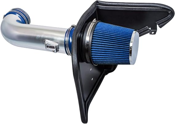 Air Intake Kit for 10-15 Camaro SS 6.2L V8 with Heat Shield (Blue)