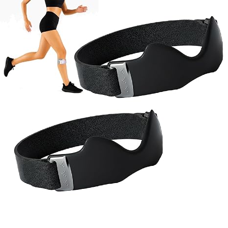 2PCS Knee Strap, Silicone Patellar Tendon Support Strap, Adjustable Patella Support Band, Knee Brace for Men Women, Knees Support, Adults Running Basketball Hiking