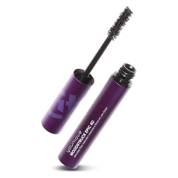 Younique Moodstruck Epic 4D Fiber Mascara | Volumizing & Lengthening Tubing Mascara Black | Waterproof, Smudge-Proof, Flake-Free Wear