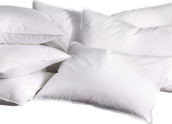 The Ritz-Carlton Down Pillow - Pure White Duck Down, 100% Cotton Cover - King Size