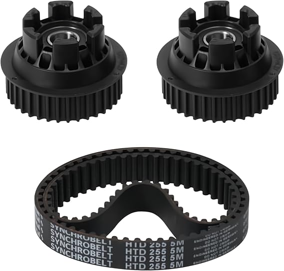 EXWAY Electric Skateboards Pulleys and Belts Combo for 100mm Hydro All-Season Tires, 105mm110mm 120mm Cloud Wheel, 105mm Galaxy Pro Urban All Terrain Wheel