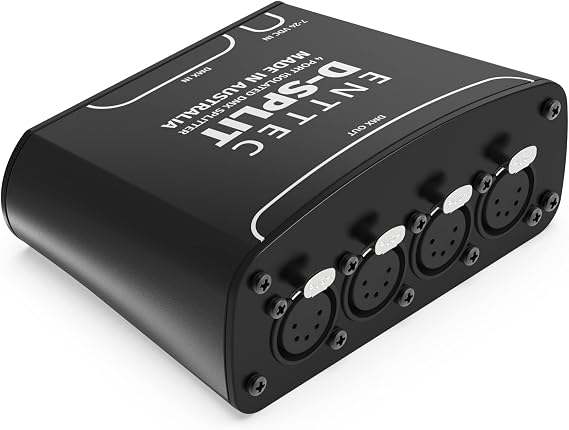 Enttec D-Split 70579 DMX 4 Port Isolated Splitter / Isolator (5-Pin)