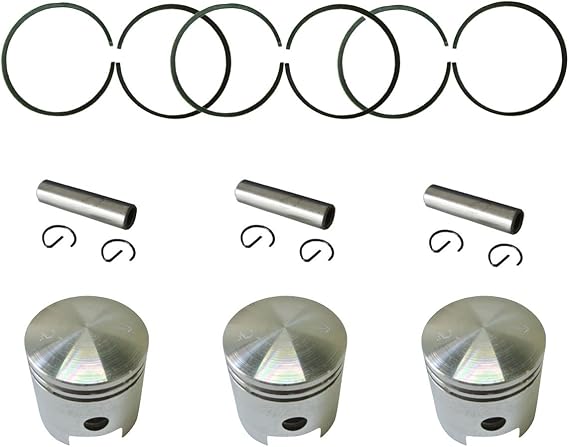 3 Set Piston Kit For 49cc 66cc 80cc 2 Stroke Engine Motorized Bicycle