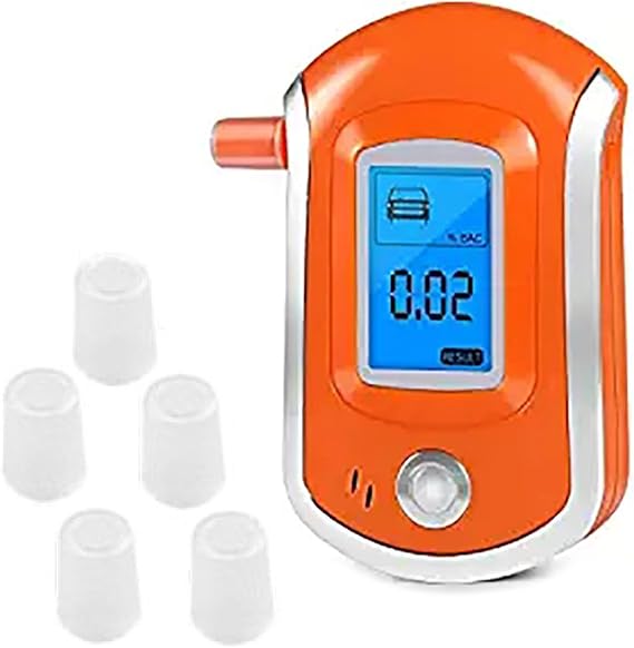Portable Tester DigitalDisplay Screens BreathAlyzer Drunk Driving Analyer Personal Breath Allizer