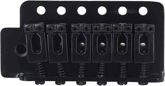 6 String Guitar Tremolo Bridge with Tools, Left Handed Vintage Tremolo 6 Saddle Metal Bridge Replacement for Electric Guitar Accessories