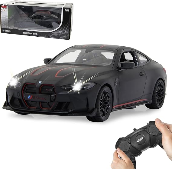 JAMARA BMW M4 CSL 1:16 2.4GHz Transparent Windscreen LED Light RC Car