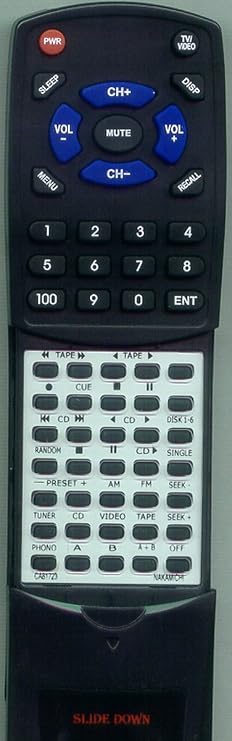 Replacement Remote Control for NAKAMICHI Receiver 2, CA81723