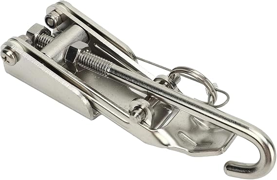 Boat Anchor Chain Tension Retainer, 316 Stainless Steel Marine Anchor Rode Holder for Anchor Roller & Windlass, 8-1/4" x 1-3/4", 1 Pcs