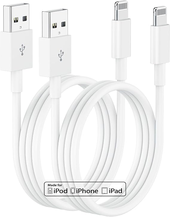 10ft iPhone Charger, [Apple Certified] Long Apple Charging Cord,10 Feet Original Lightning to USB Cable,10 Foot iPhone Charging Cable for iPhone 14 Pro Max/14/13 Pro/12 Mini/11/XS/XR/8/7/6S/5/SE,iPad