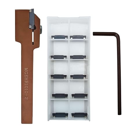 MGEHR1010-2 Grooving Cut Off Tool Holder with MGMN200 Inserts