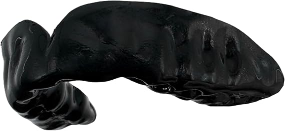 Zero-G Adult Mouthguard Black 1-Pack, Boil & Bite for Contact Sports