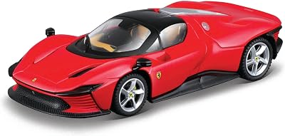 Bburago - Ferrari Signature - Daytona SP3-1:43 Scale Vehicle Reproduction - Red - Collectible Toy for Kids from 14 Years - 36914R