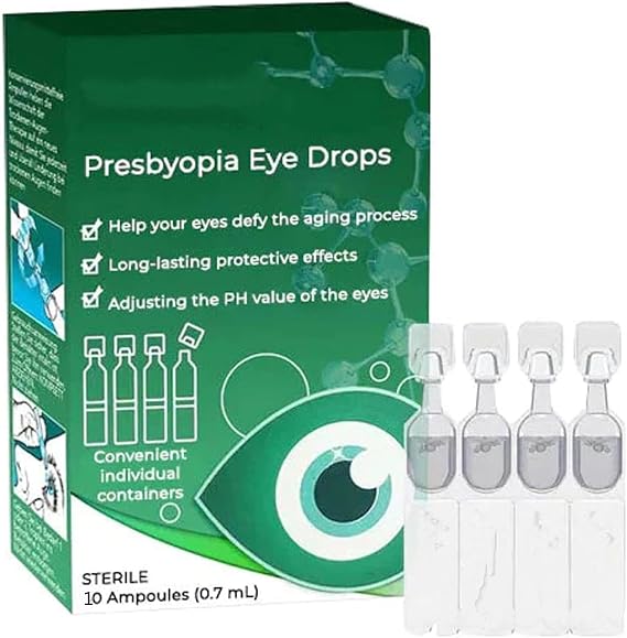 Presbyopia VisionRestore Eye Drops, VisionRestore Eye Drops, Presbyopia Eye Drops, Lubricant Eye Drops, Effective Solution for Cataracts & Dry Eyes (1PCS)