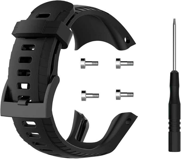 Watch Strap compatible with Suunto 5,Adjustable Silicone Sports Strap Replacement Band for Suunto 5 Smart Watch