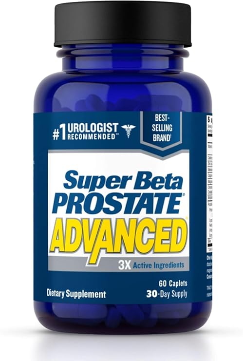 SUPER BETA PROSTATE Advanced - Prostate Health Supplements for Men, 60ct