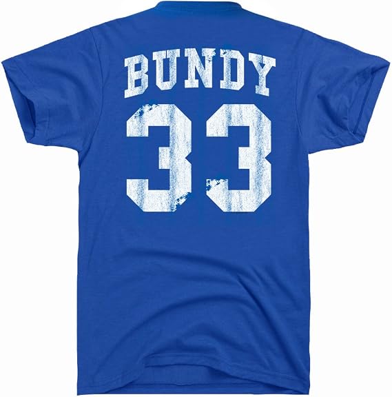 DIRTYRAGZ Polk High Al Bundy 33 Blue Tee