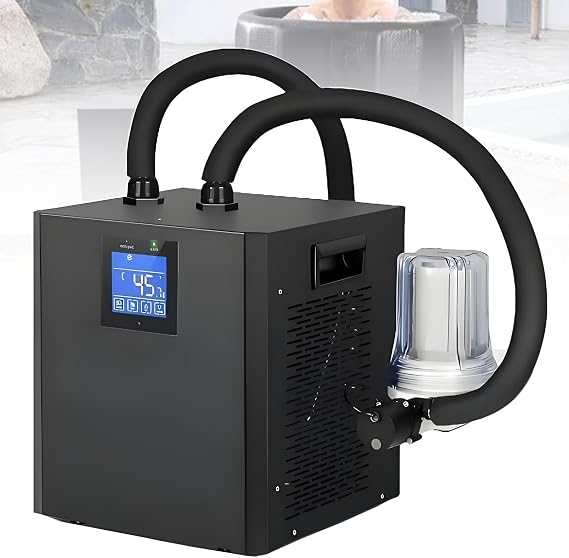 Cold Plunge Chiller for Tubs, Ice Bath Chiller with Filter and Water Pump, Insulated Hoses Improve Cooling Performance, Recovery Water Cooler for