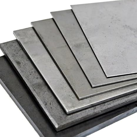 MILD STEEL SHEET METAL SQUARE CUT PLATE PANEL 0.9mm Thick / 300x300mm Size (0.9x300x300mm)