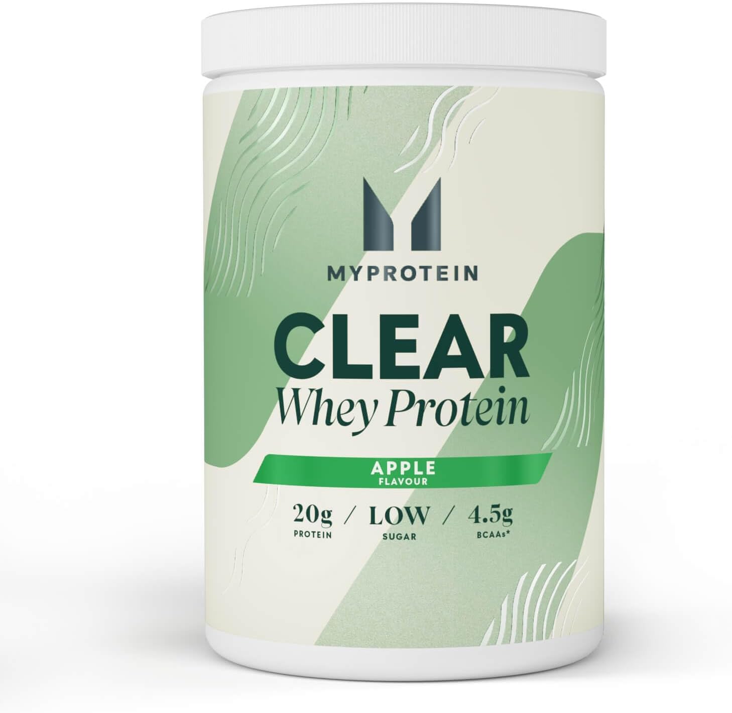Myprotein Clear Whey Isolate Protein Powder | Apple - 20 Servings | 20g Protein | Fruity Protein Juice Drink with Low Sugar | Refreshing Low-Calorie Protein Water Alternative
