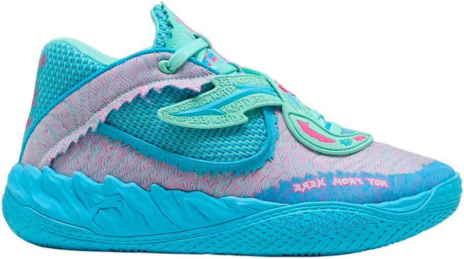 PUMA Mens Mb.05 Rick & Morty Basketball Sneakers Shoes - Orange, Orange, 12