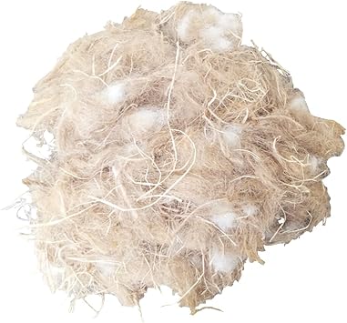 Natural Bird Nesting Materials, Bird Nest Material,Great for Nest Building and Hideouts,100G / 3.5OZ