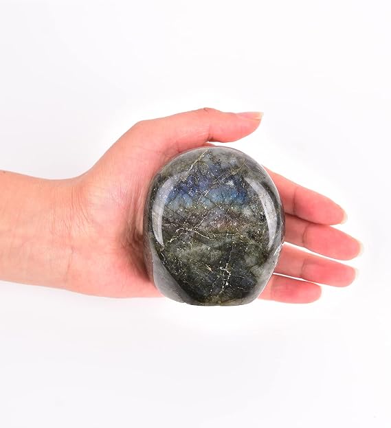 Joyoung Int ラブラドライト直立ストーン 8-12 oz. LPLT