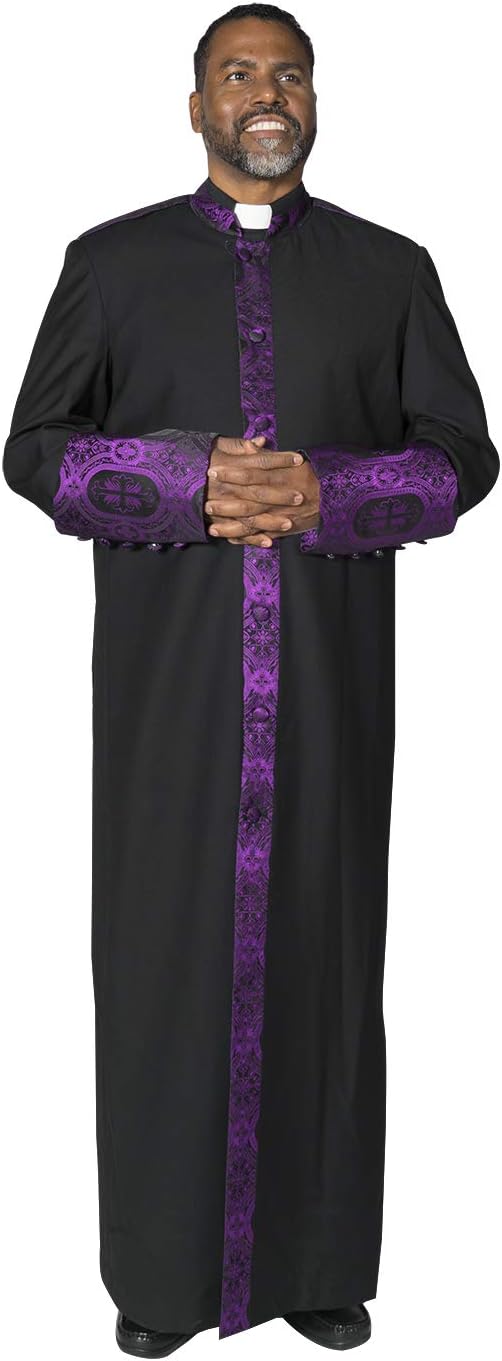 MENZ Cadillac Clergy Robe Cassock Vestment for Pastor