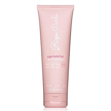 Rizos Curls Light Hold Gel Flexible, Flake-Free, Frizz-Free Hold & Shine Defines & Moisturizes Wavy, Curly, Coily 1a4c Hair Types with Aloe Vera Sulfate, Silicone & Paraben Free