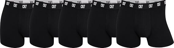 CR7 Men's 5-Pack Trunks with Travel Bag