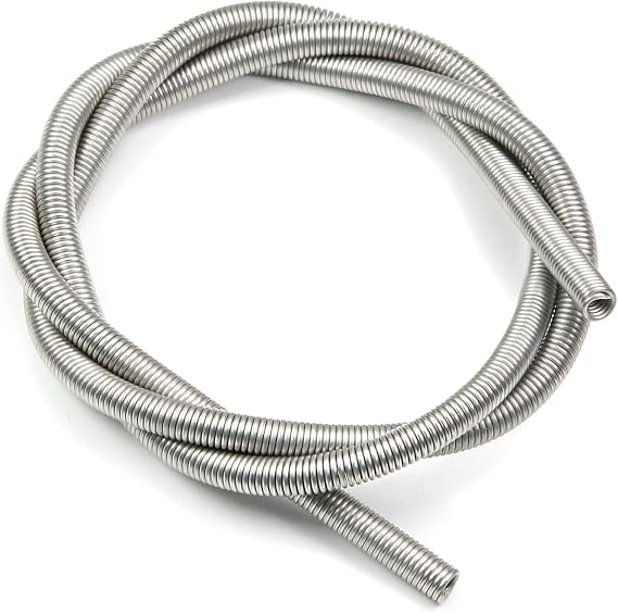 Fielect Heating Element Coil Wire 220V 3000W Resistance Wire Furnace Heater Wire Cr20Ni80 Silver Heat-resistant Wire Length 800mm,1Pcs