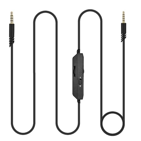 A40 Audio Cable Compatible with Astro A50, A40, A40 TR, A30, A10 Headset Cord for Xbox One, PS4, PC with Inline Mute & Volume Control, 6.6ft