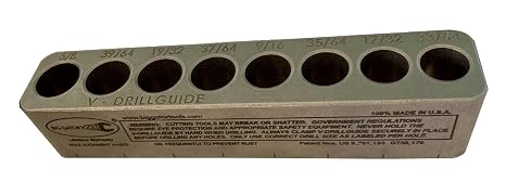Big Gator Tools STD3000DGNP V-DrillGuide 33/64"-5/8" Drill Guide