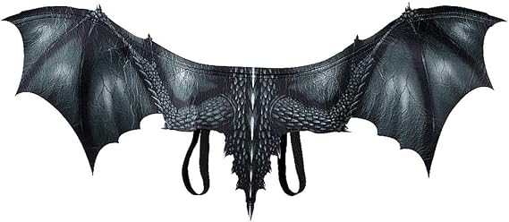 Alodidae Dragon Costume Wings Demon Eagle Animal Wings Halloween Mardi Gras Cosplay Accessory for Adult